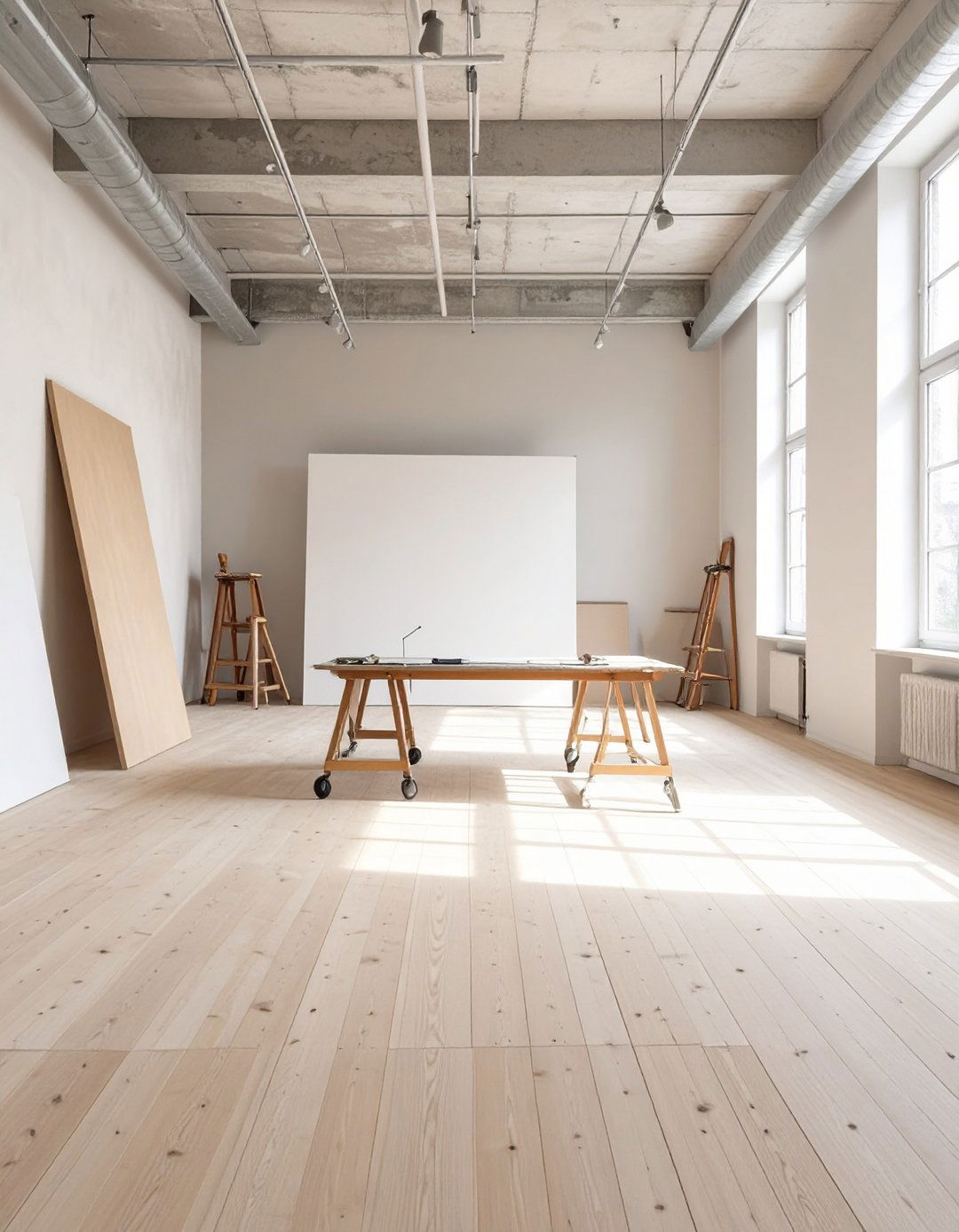 The Unfinished Look Minimalist Studio - 30 minimalist interior design ideas