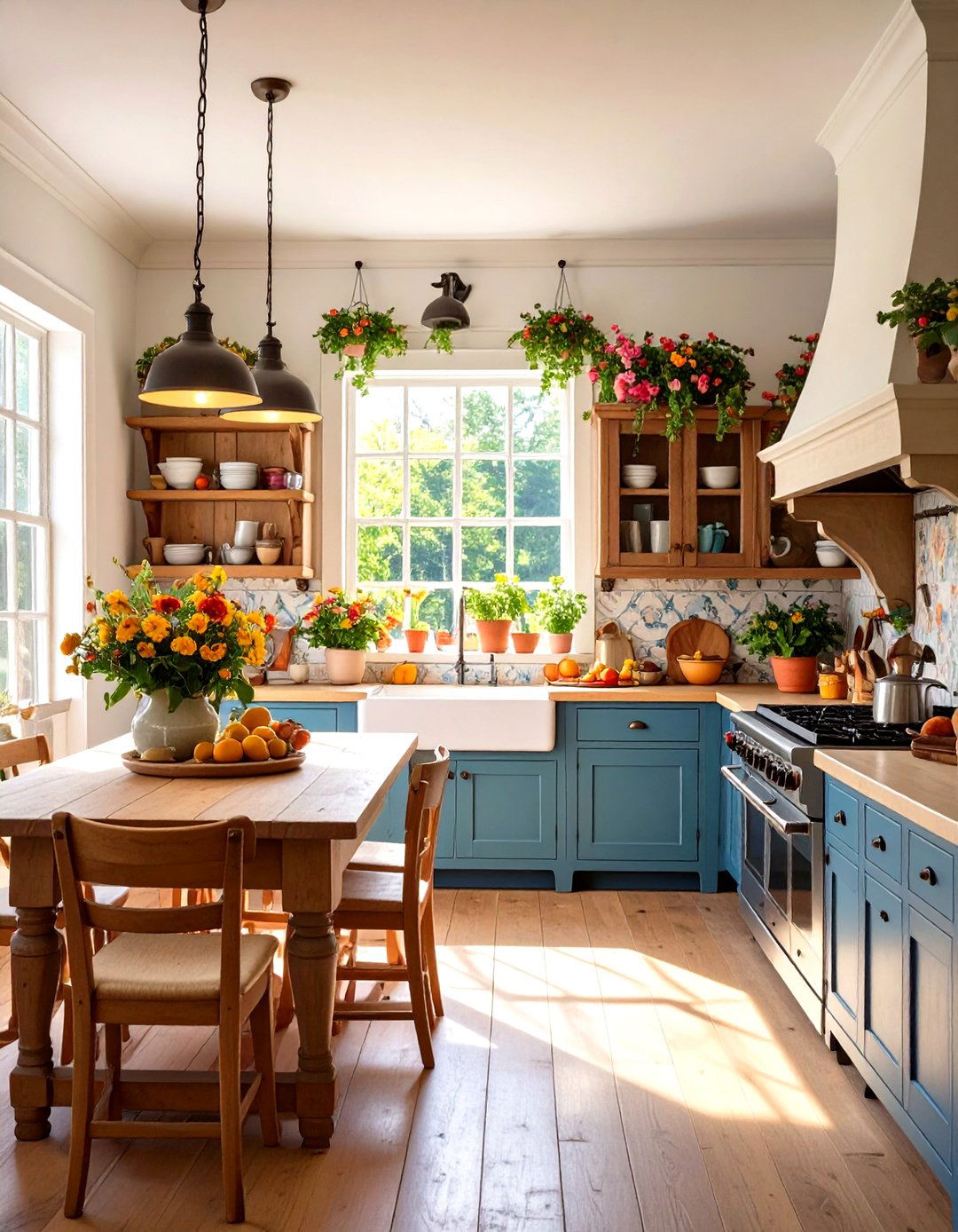 The Unfitted Farmhouse Kitchen - 30 farmhouse country kitchen ideas