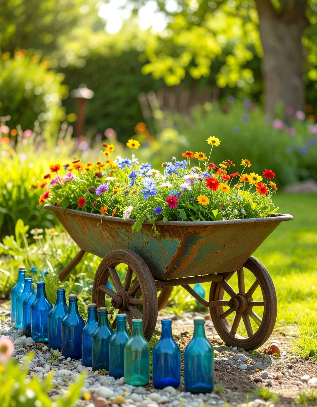 The Upcycled Charm Landscape Design - 30 free landscape design ideas
