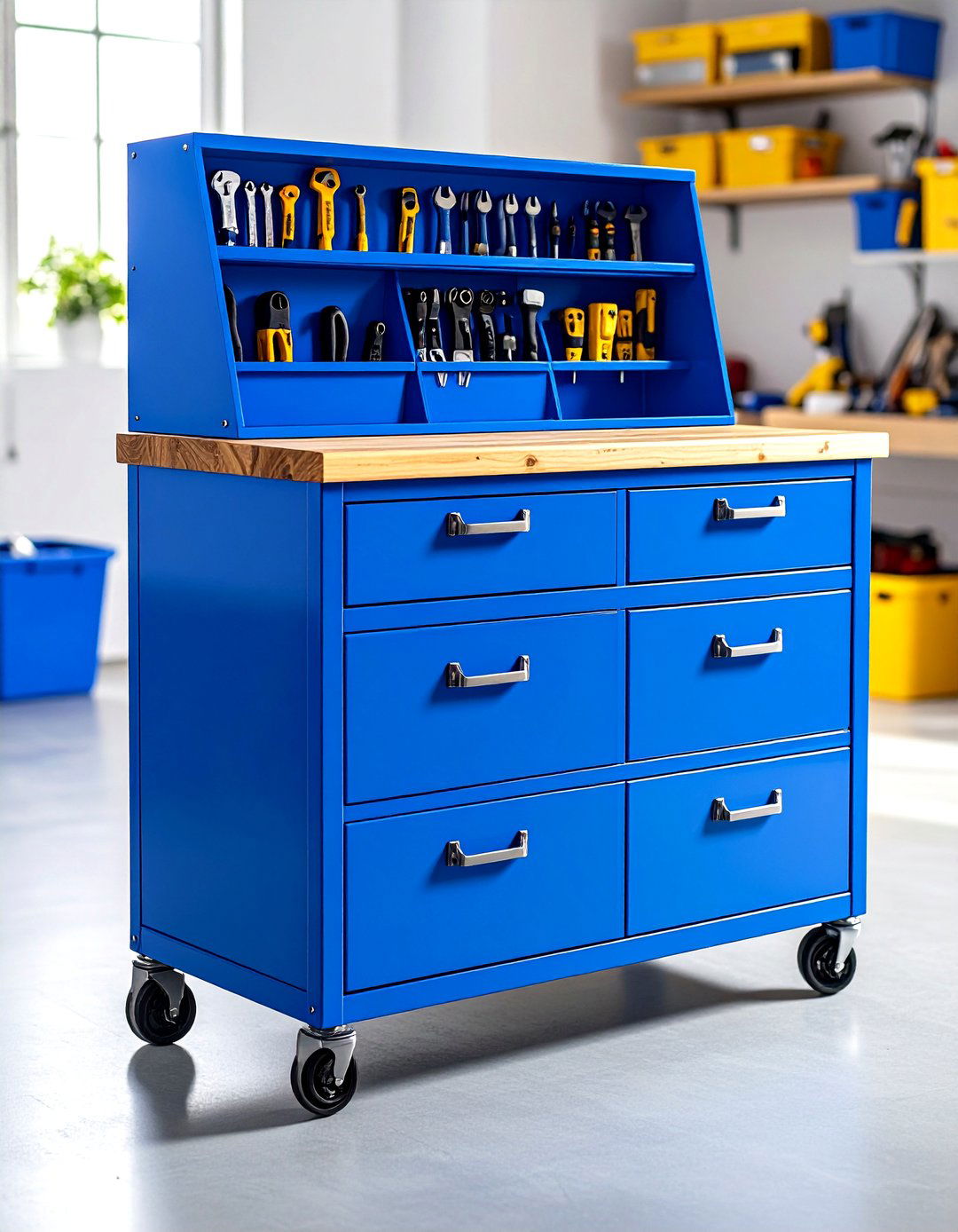 The Upcycled Filing Cabinet Tool Chest - 30 garage storage ideas diy