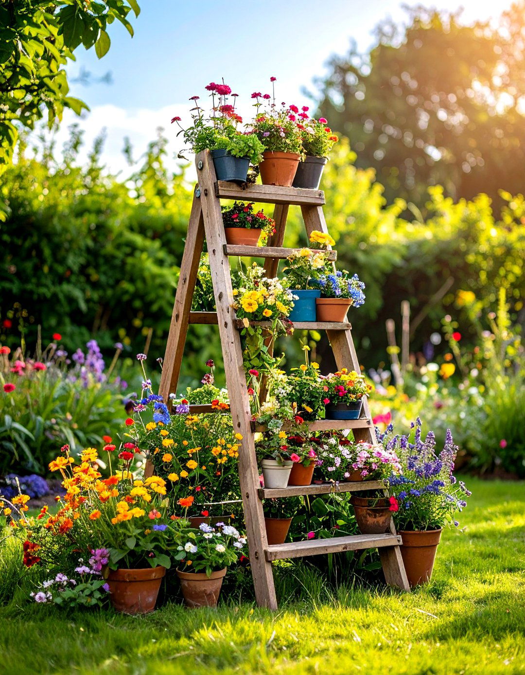 The Upcycled Garden Decor Theme - 30 easy landscaping ideas