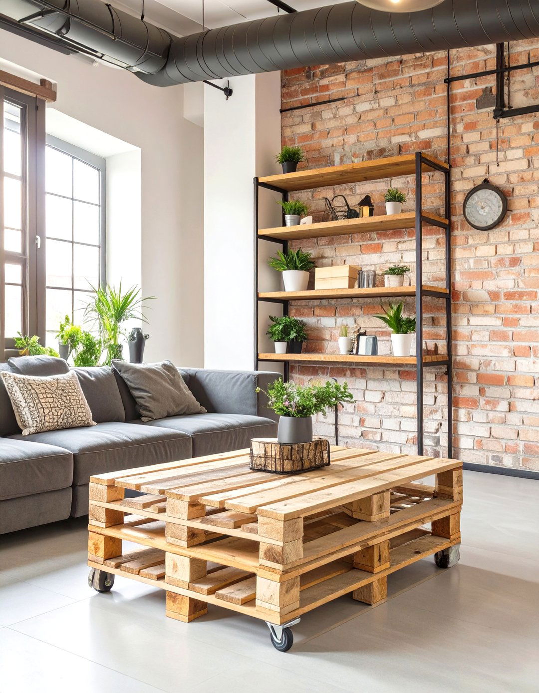 The Upcycled Industrial Loft - 30 best eco-friendly home decor ideas