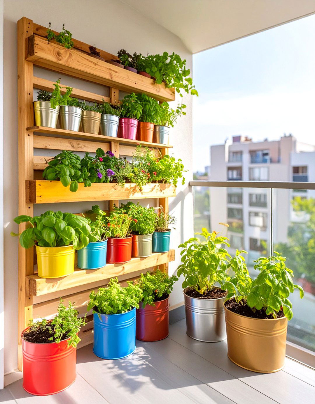 The Upcycled and DIY Balcony Garden - 30 balcony garden ideas
