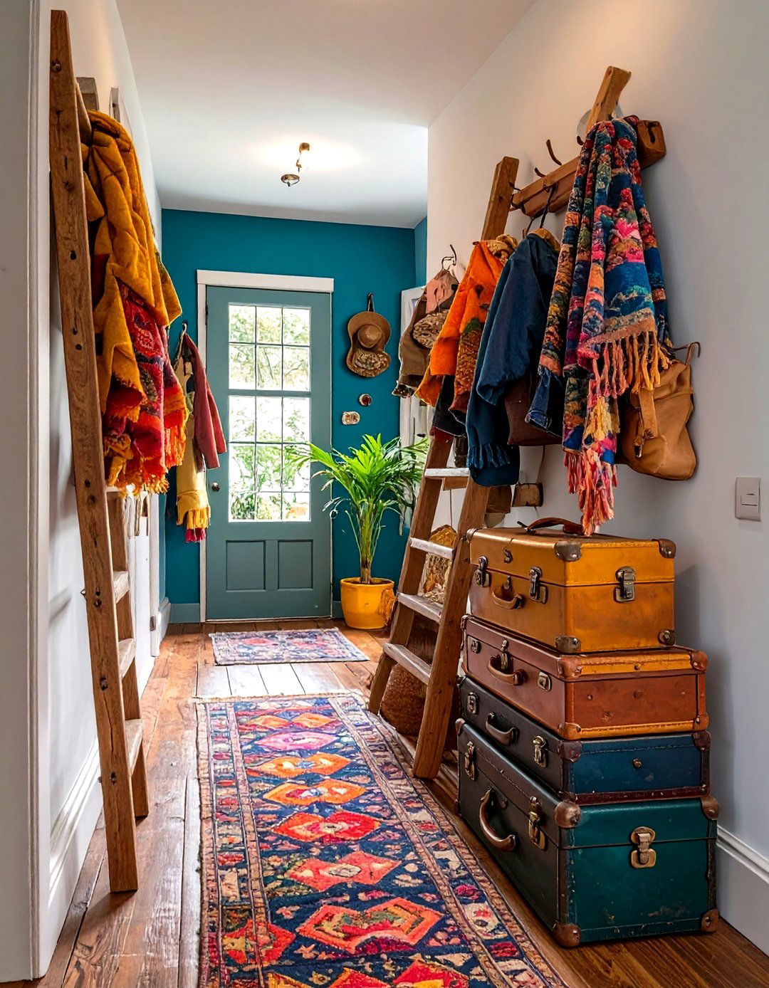 The Upcycled and DIY Hallway - 30 hallway furniture ideas