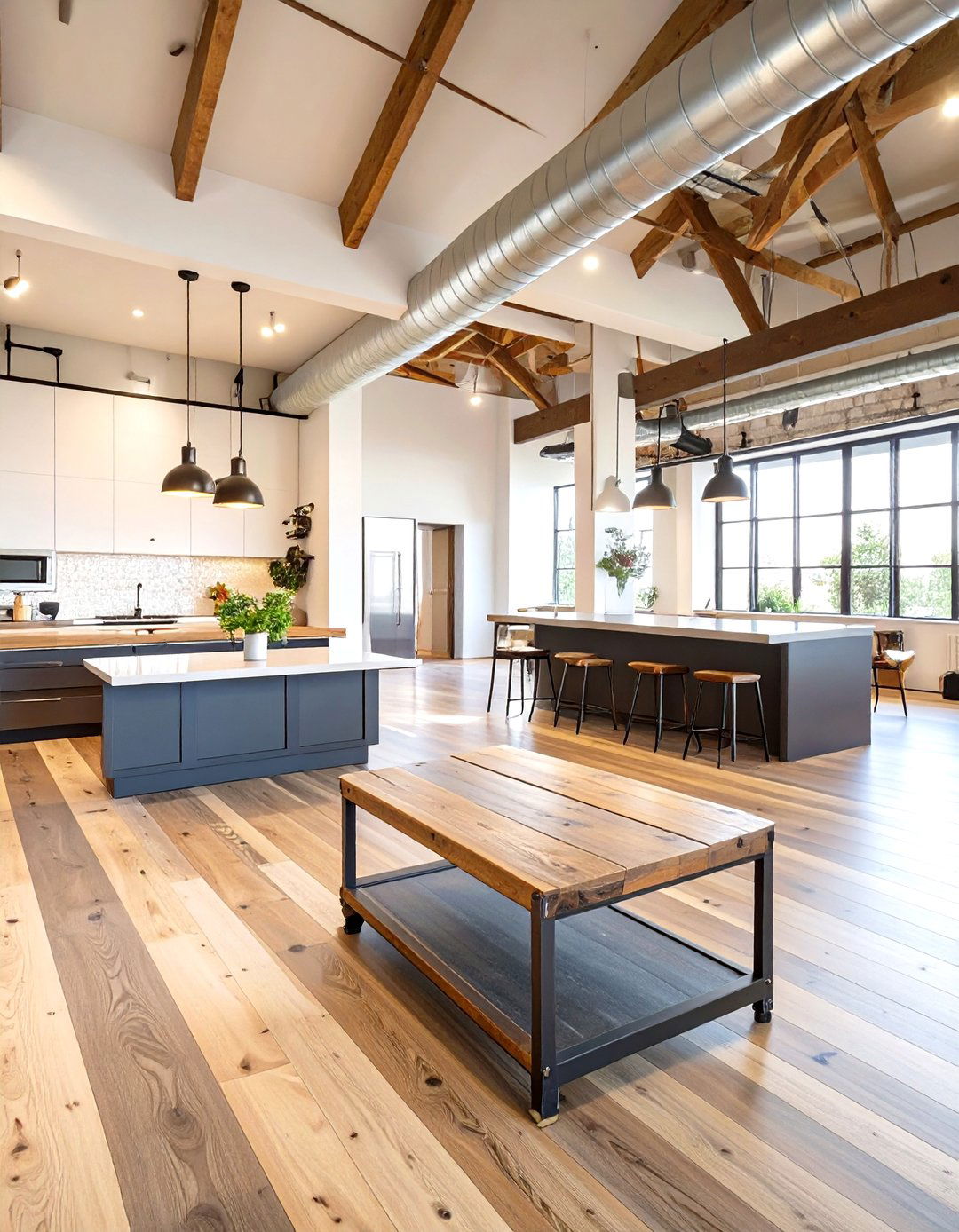 The Upcycled and Eco Friendly Industrial Space - 30 modern industrial interior design ideas