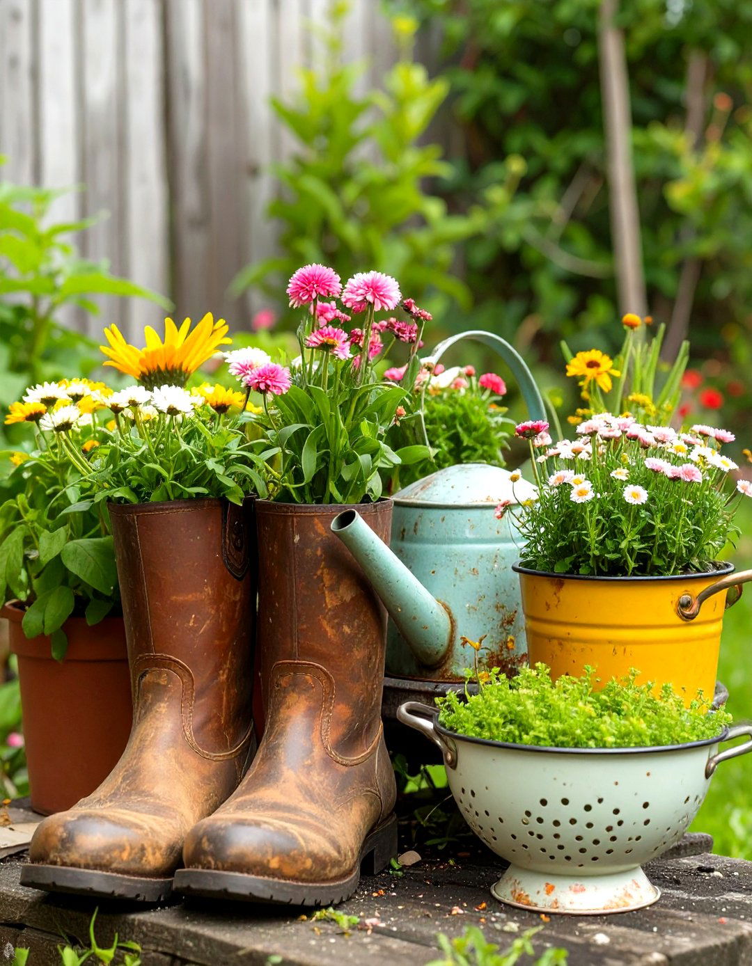 30 Creative Container Garden Ideas for Small Spaces - We Love Home Blog
