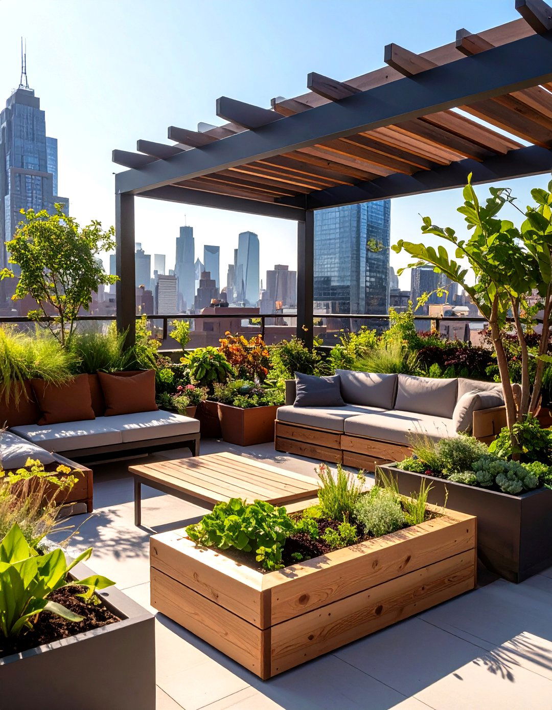 The Urban Garden Rooftop Office - 30 office decorating ideas for work