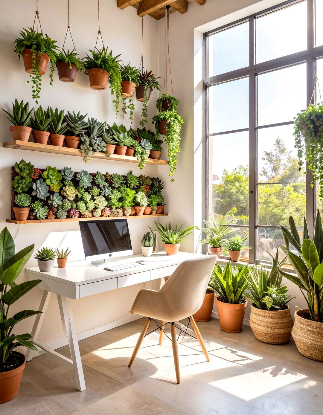 The Urban Gardeners Oasis Home Office - 30 mens home office ideas