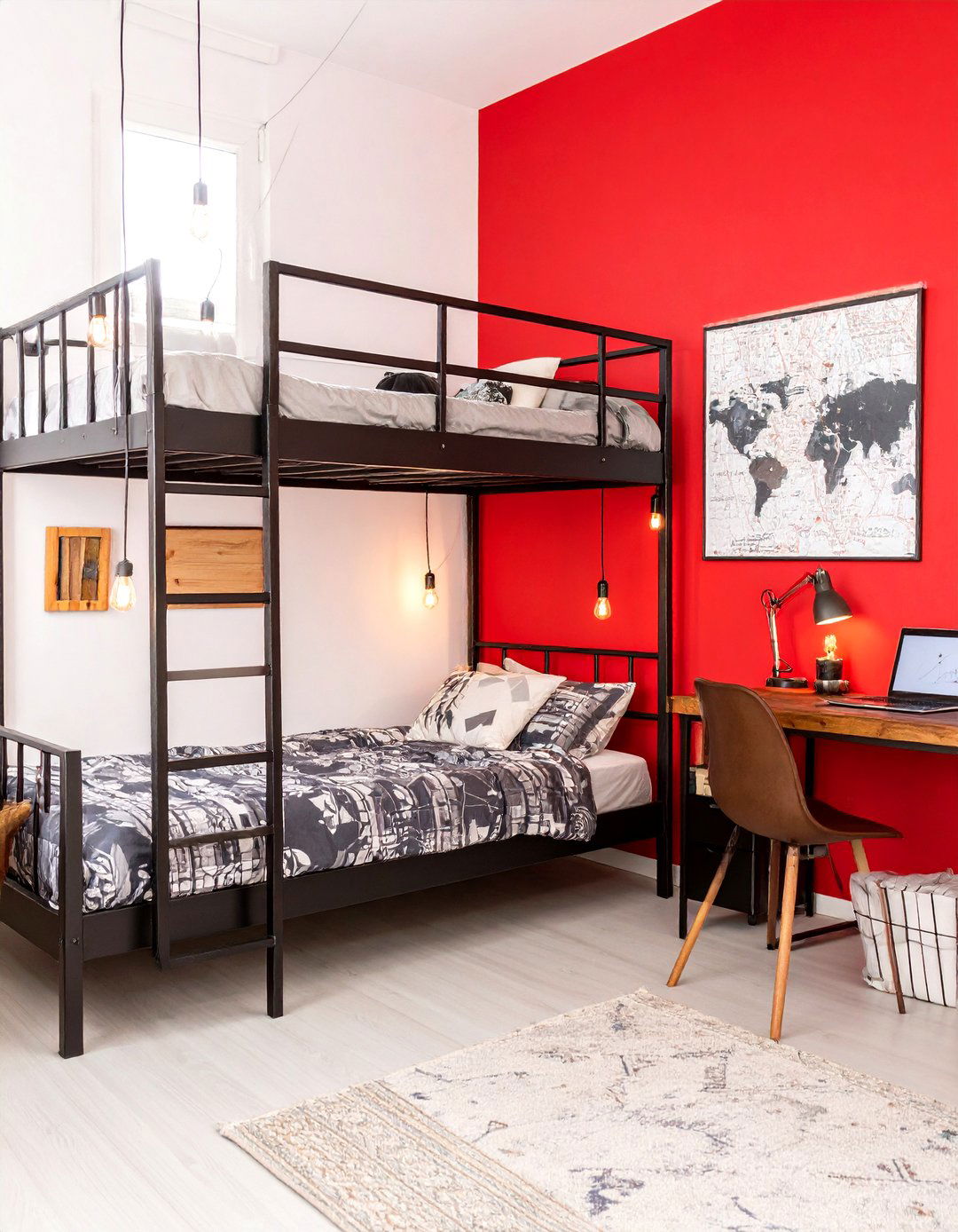 The Urban Industrial Dorm Room - 30 dorm room ideas for guys