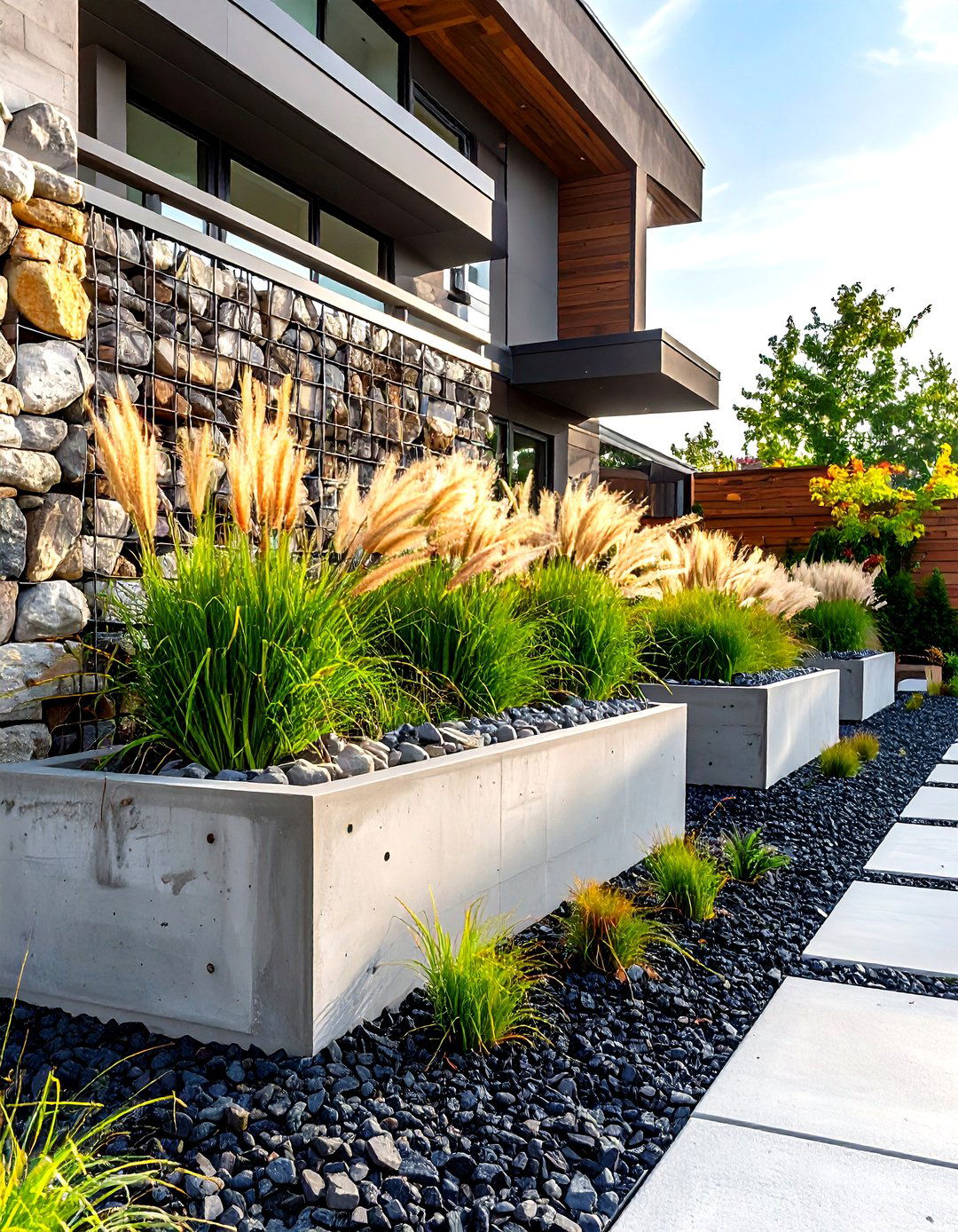 The Urban Industrial Landscape - 30 front of house landscaping ideas