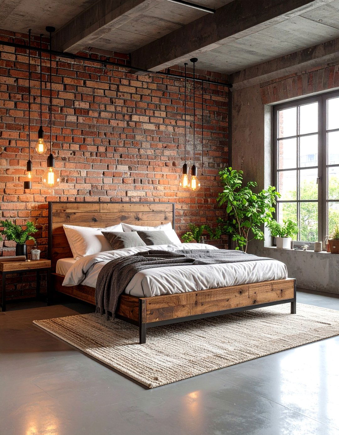 The Urban Industrial Loft Bedroom - 30 3d bedroom design ideas