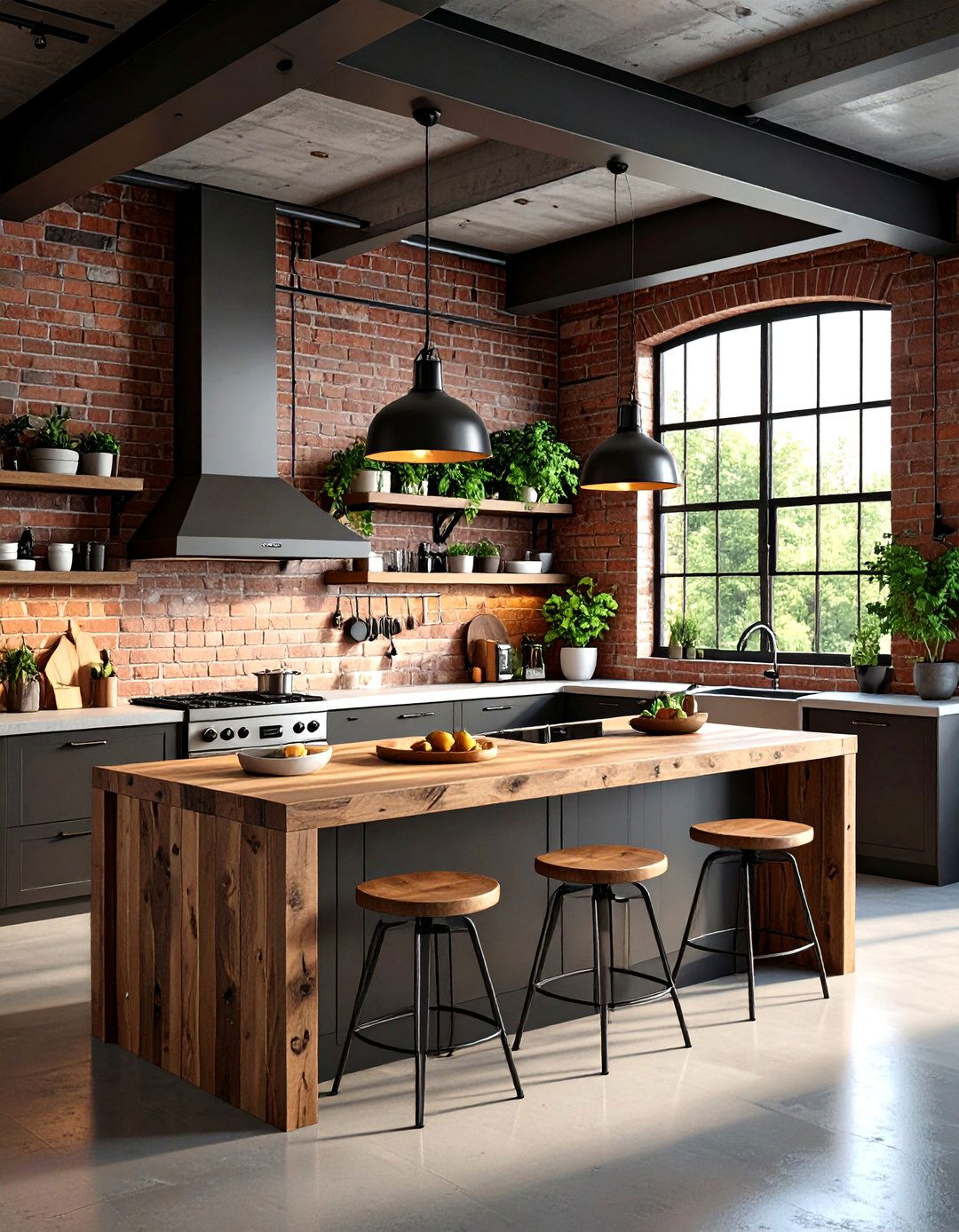 The Urban Industrial Loft Kitchen - 30 3d home design online ideas