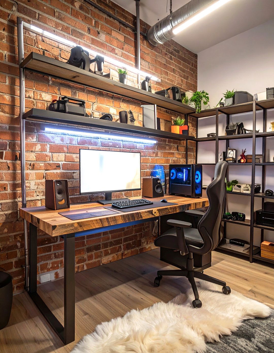 The Urban Industrial Setup - 30 game room ideas on a budget