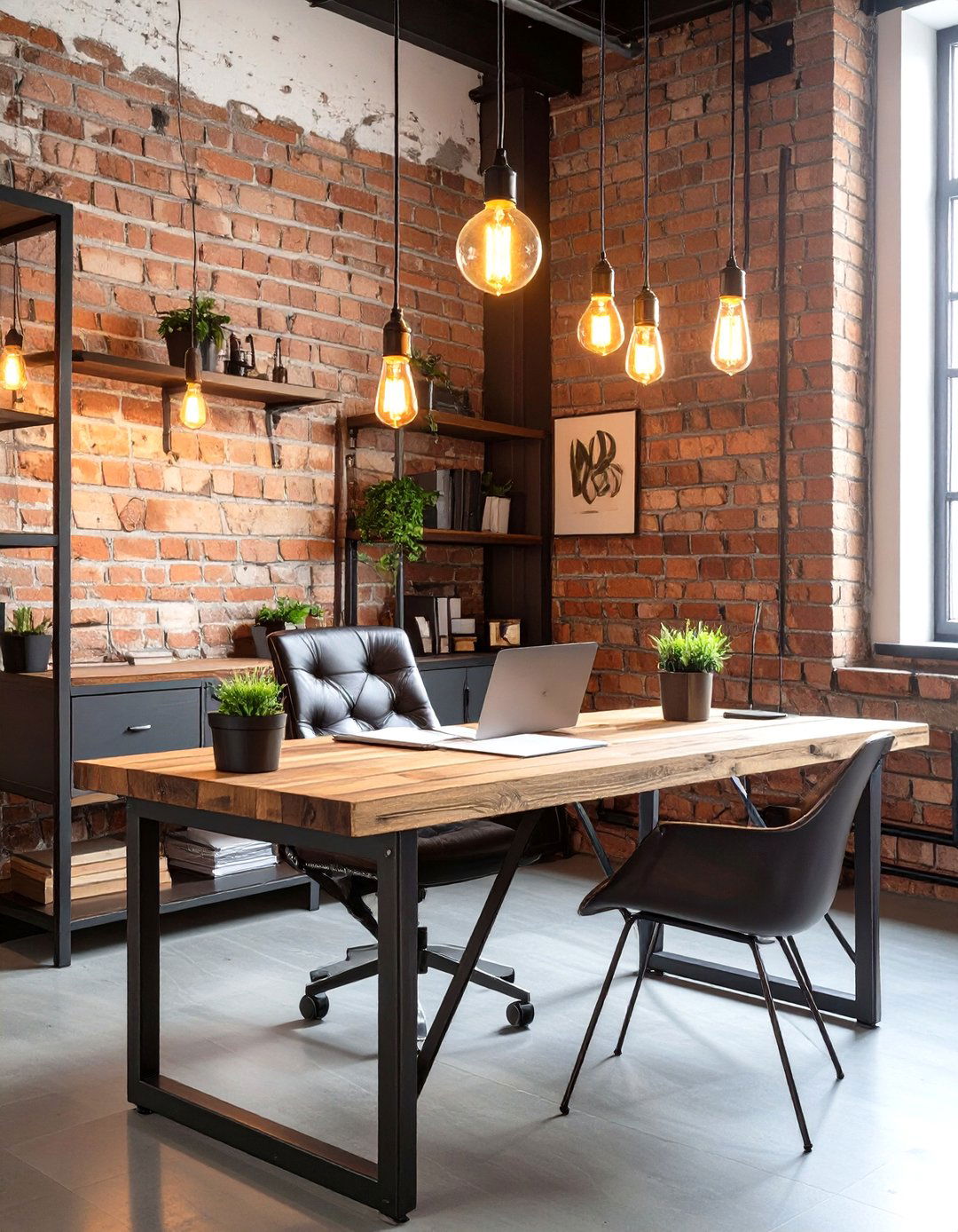 The Urban Industrial Workspace - 30 home office ideas for him
