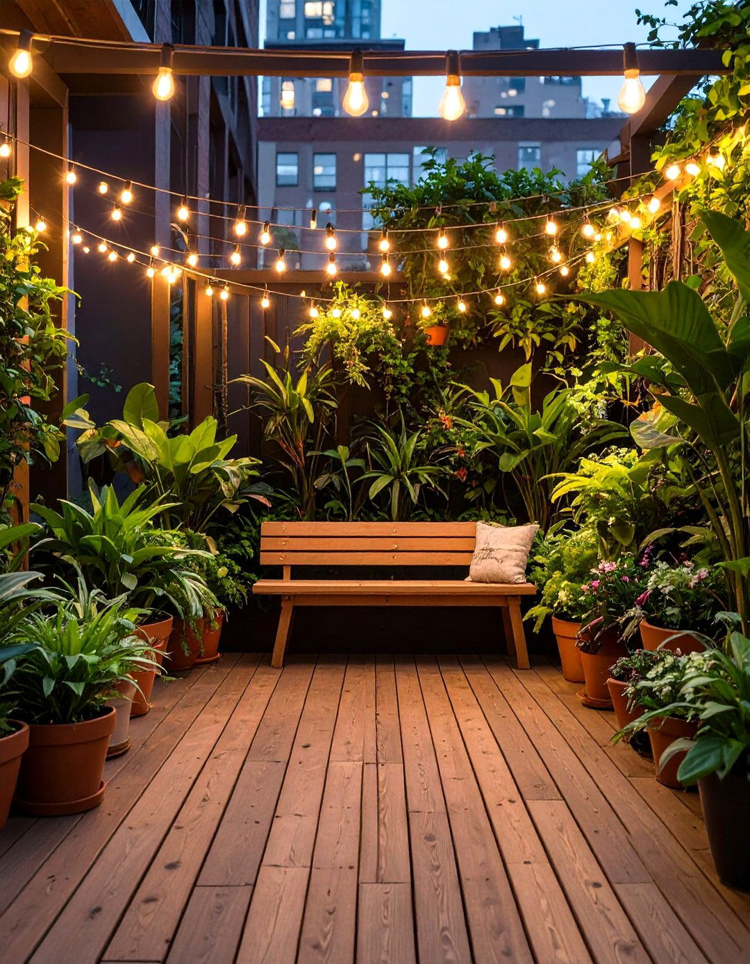 The Urban Jungle Deck - 30 cozy small deck decorating ideas