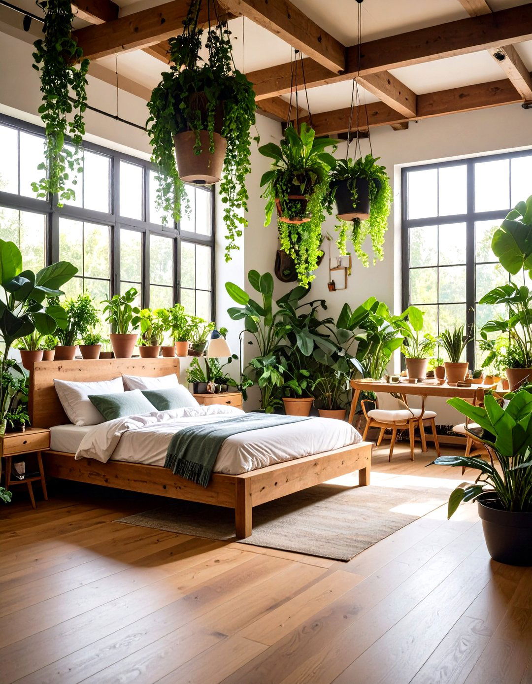 The Urban Jungle Loft Bedroom - 30 loft bedroom ideas