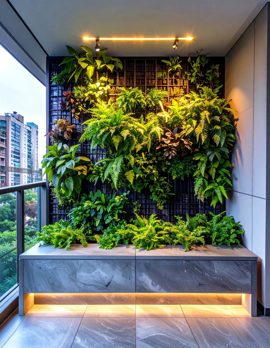 The Urban Jungle Vertical Garden - 30 modern small garden ideas