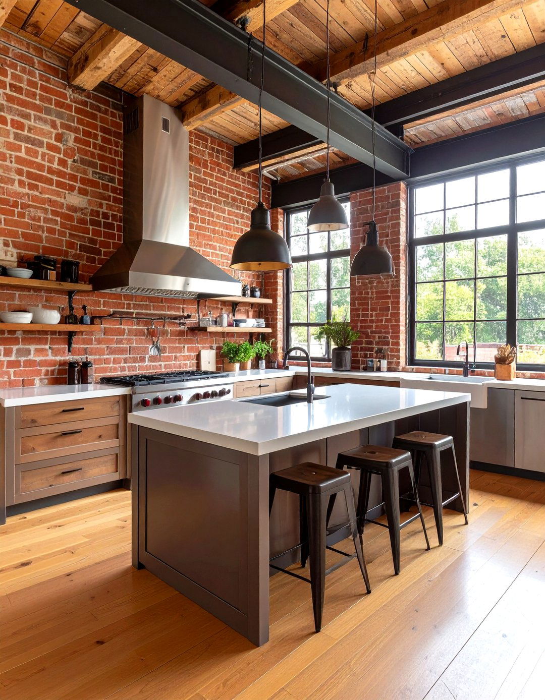 The Urban Loft Apartment Kitchen - 30 kitchen layout design tool ideas