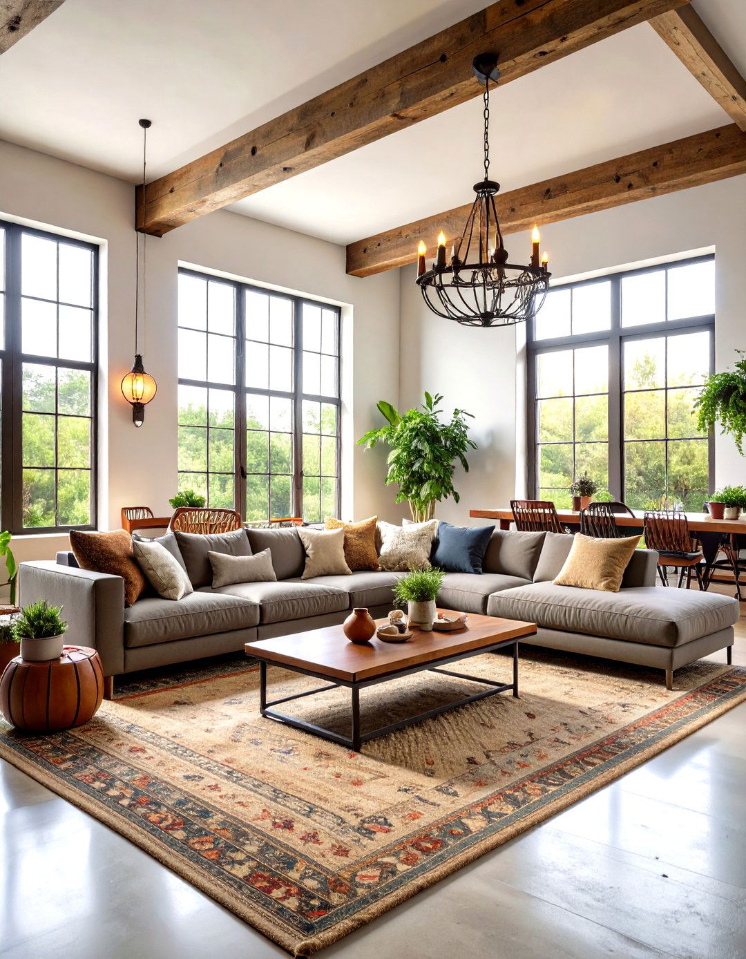The Urban Loft Living Room - 30 eclectic living room ideas