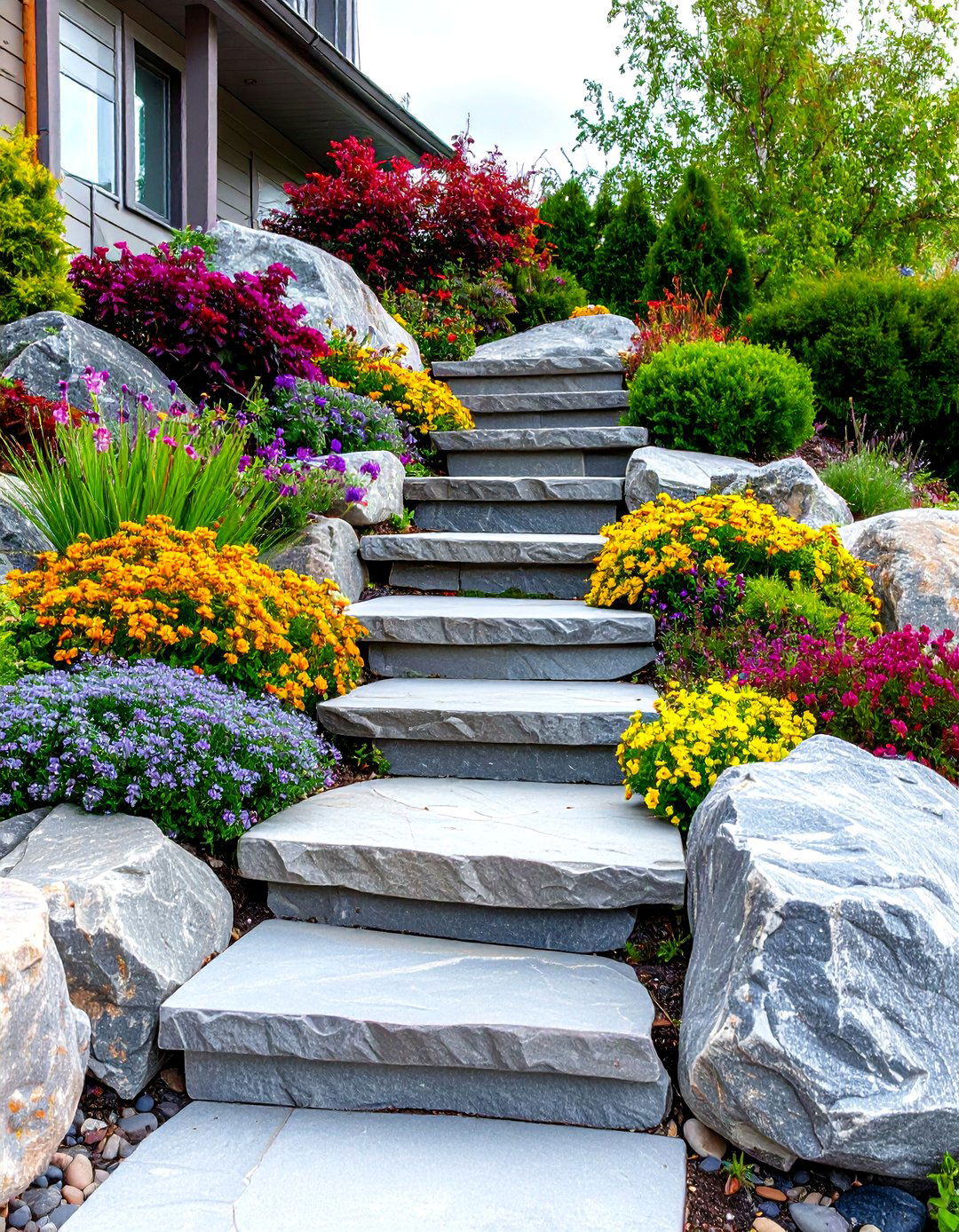 The Urban Rock Garden Front Landscape - 30 front landscape ideas