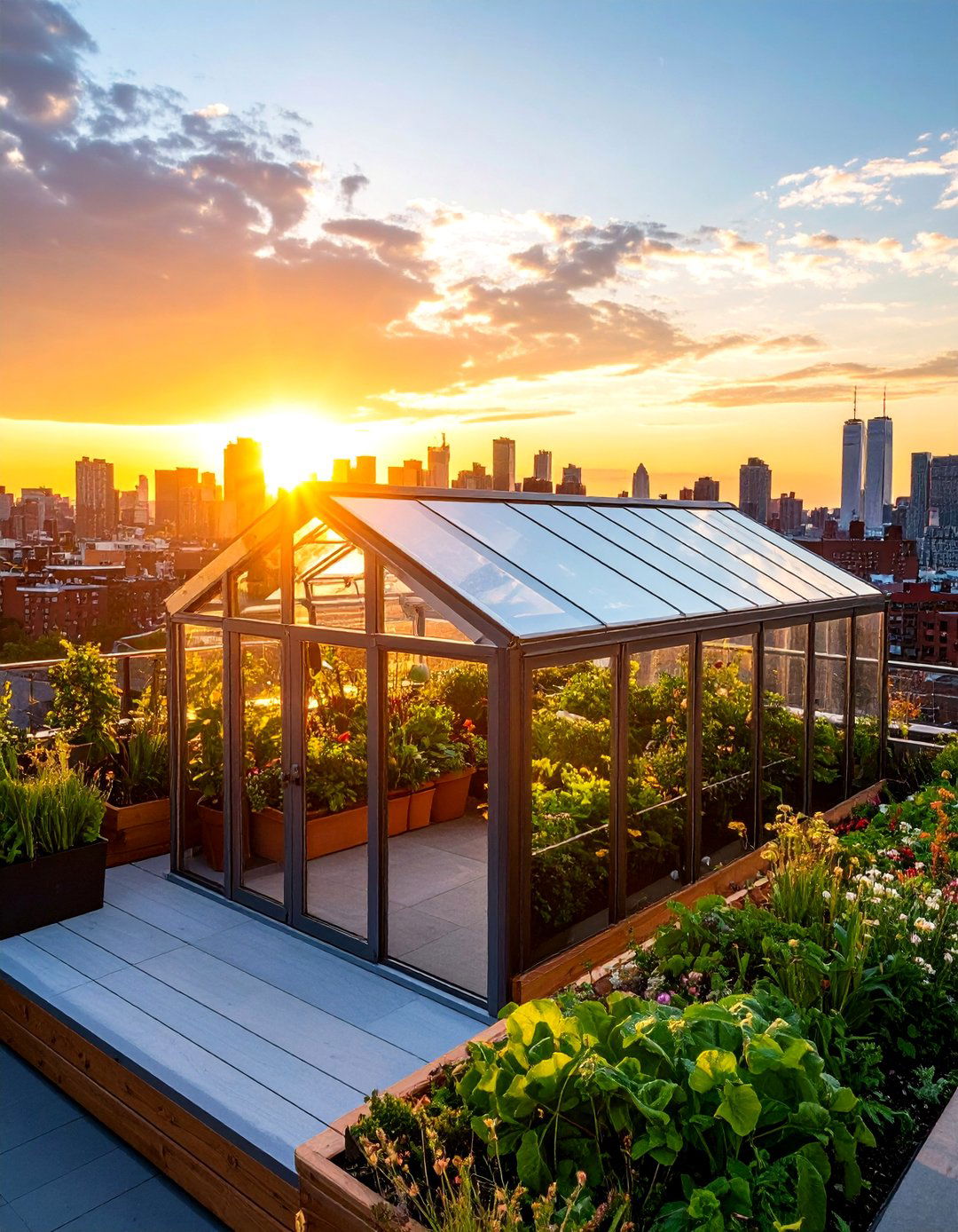 The Urban Rooftop Greenhouse - 30 backyard greenhouse ideas
