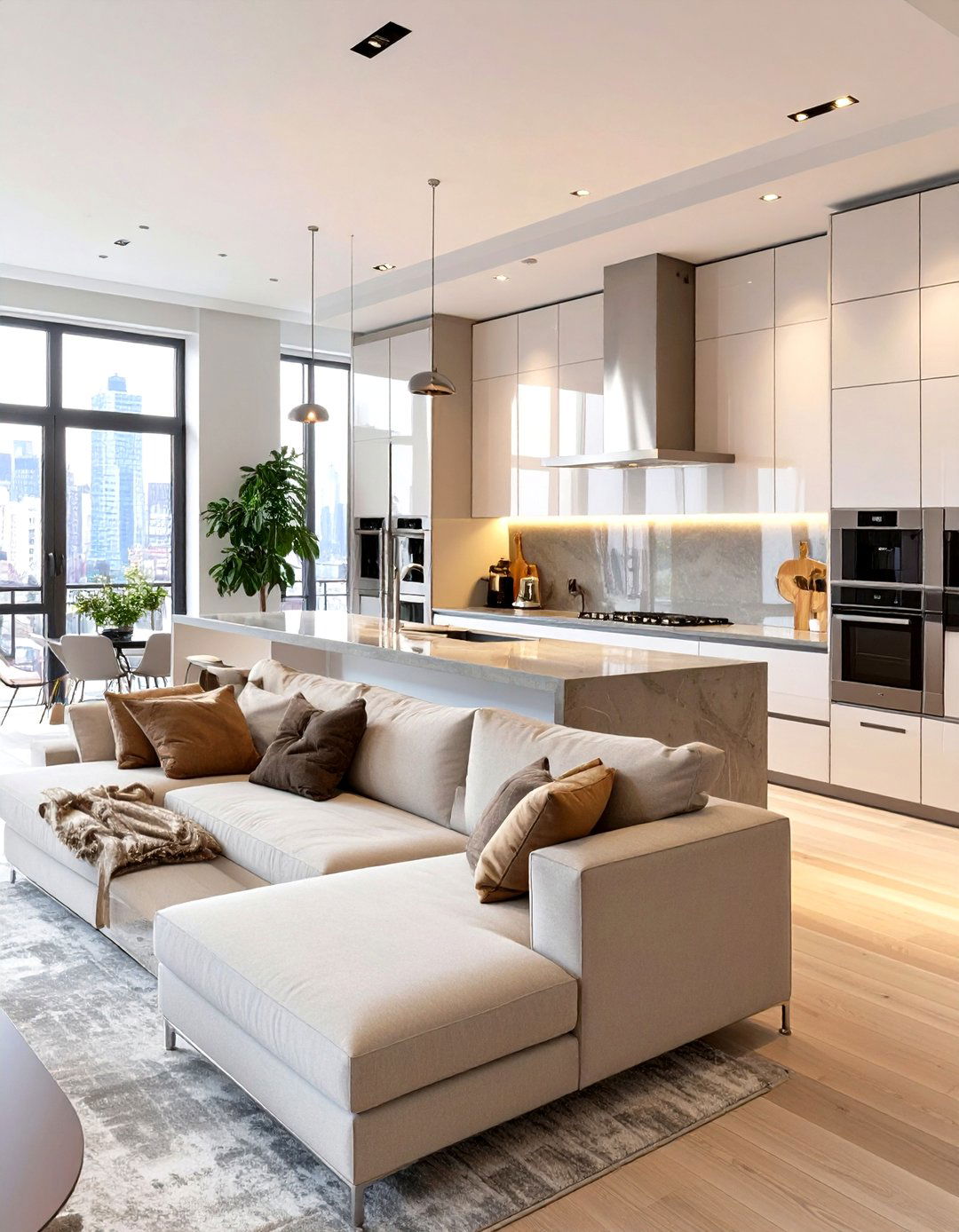 30 Kitchen and Living Room Ideas for Open Floor Plans - We Love Home Blog