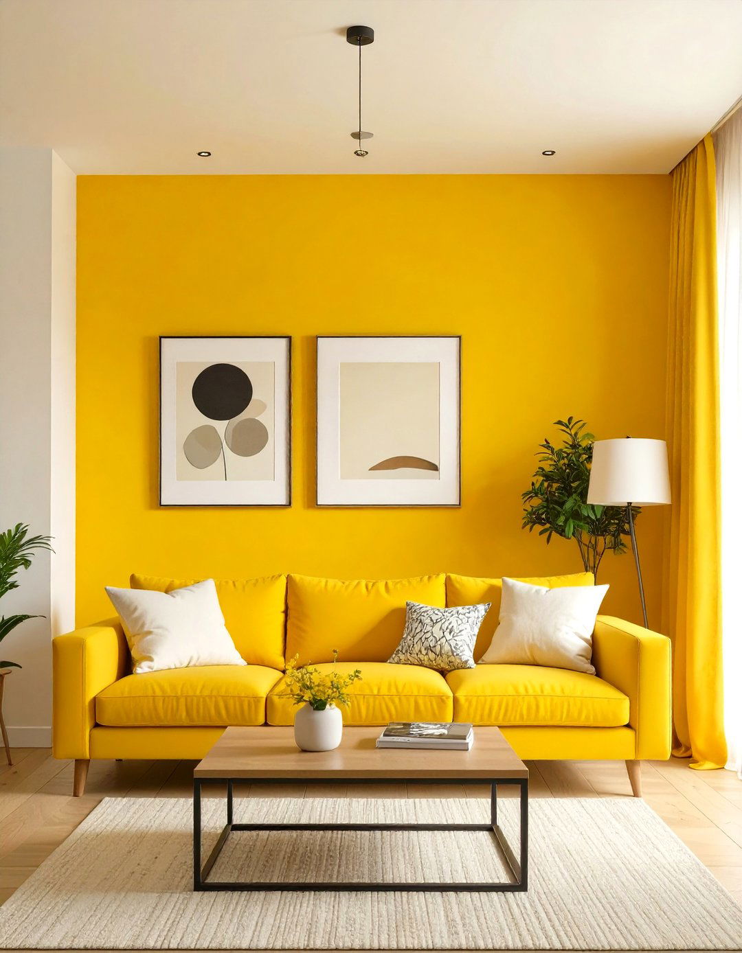 The Use of Bright Bold Accent Walls - 30 mexican house design ideas
