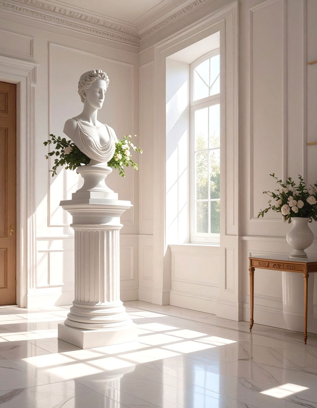 The Use of Decorative Pedestals - 30 what is traditional interior design ideas