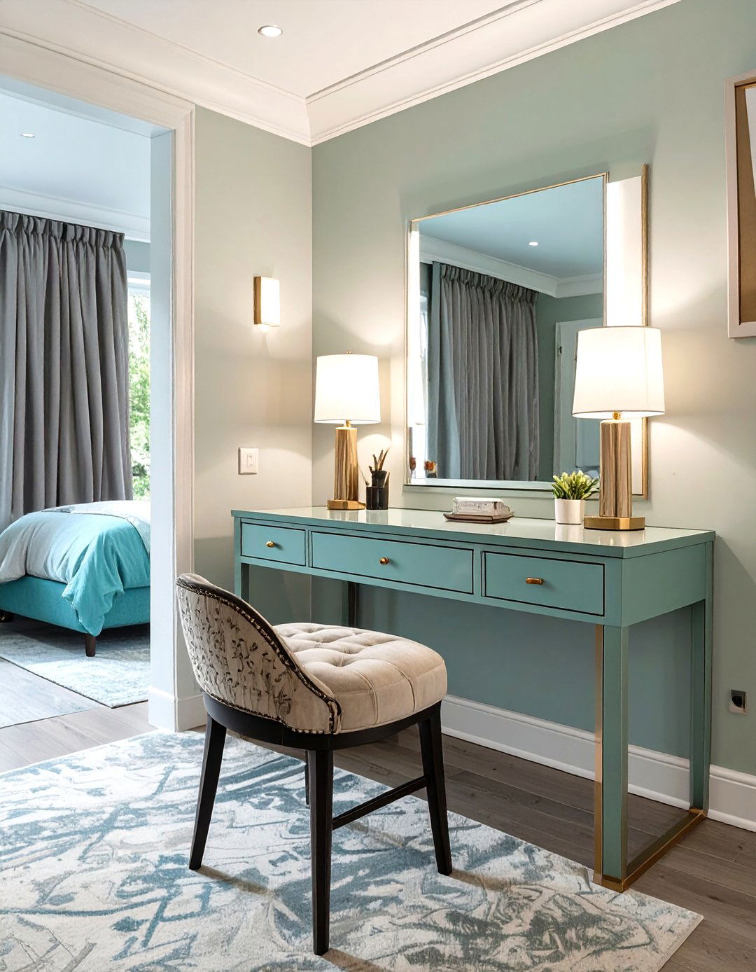 The Vanity Nook Bedroom - 30 master bedroom layout ideas