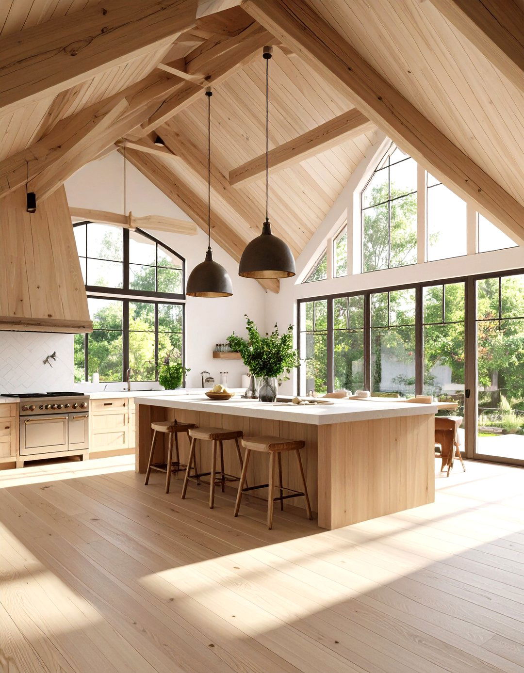 The Vaulted Ceiling Kitchen - 30 italian kitchen design ideas