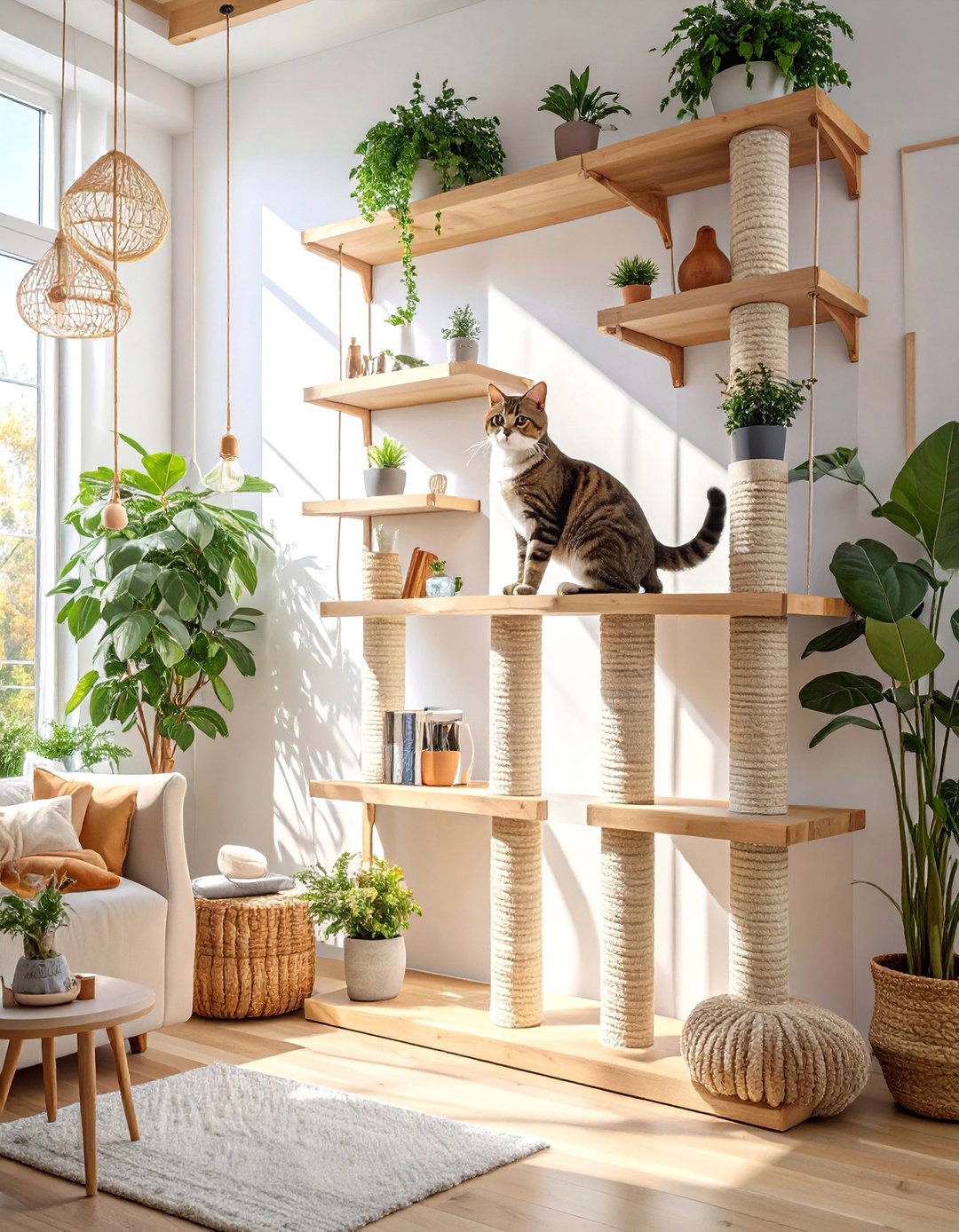 The Vertical Cat Superhighway Wall - 30 ai pet-friendly home design ideas
