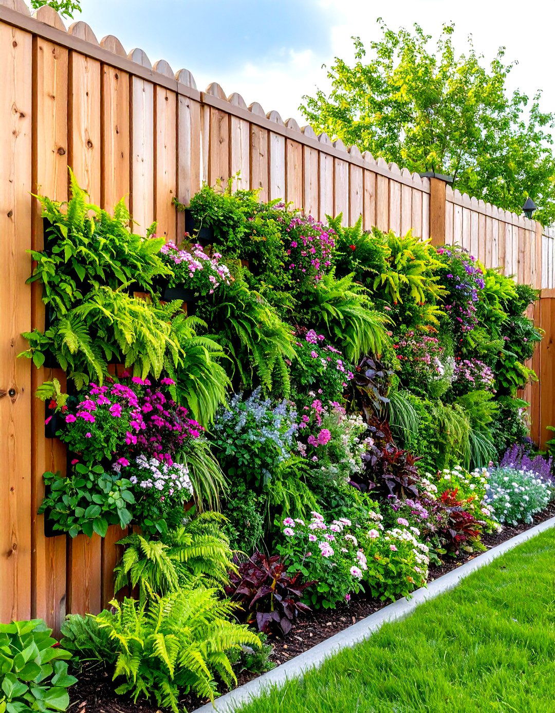 The Vertical Garden Living Wall - 30 front yard privacy ideas