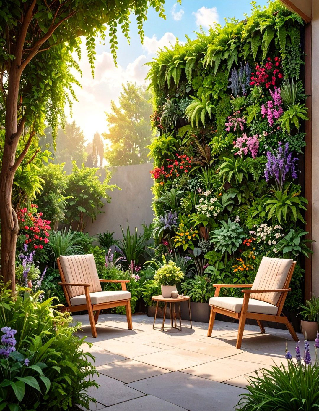 The Vertical Garden Wall Showcase - 30 no grass backyard ideas