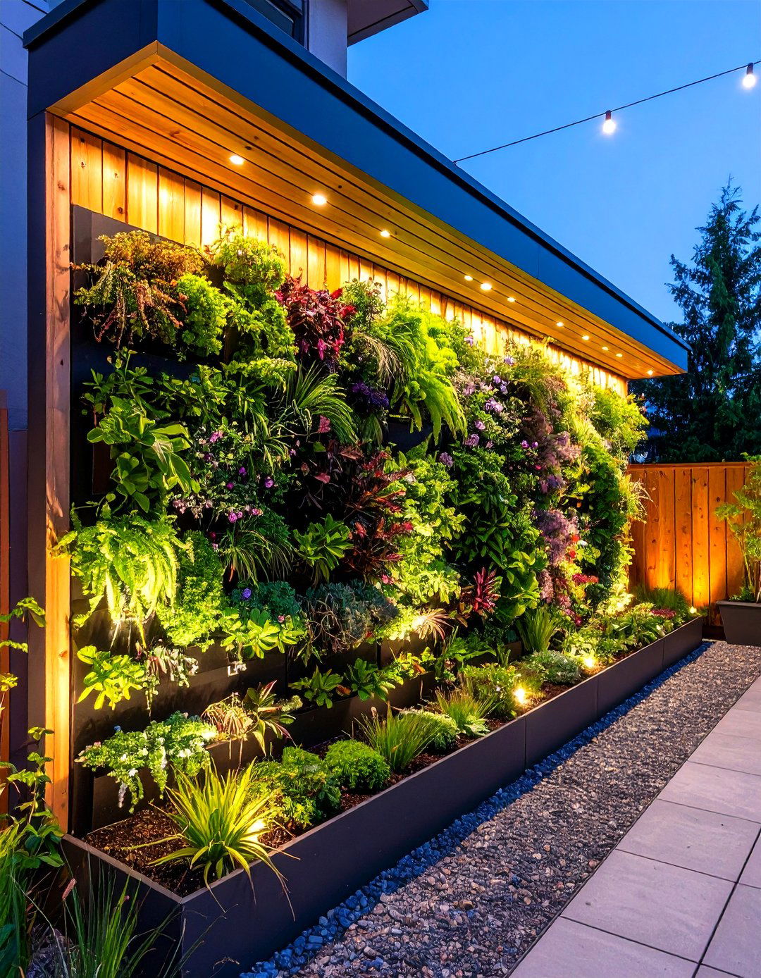 The Vertical Living Wall Garden - 30 garden decor ideas
