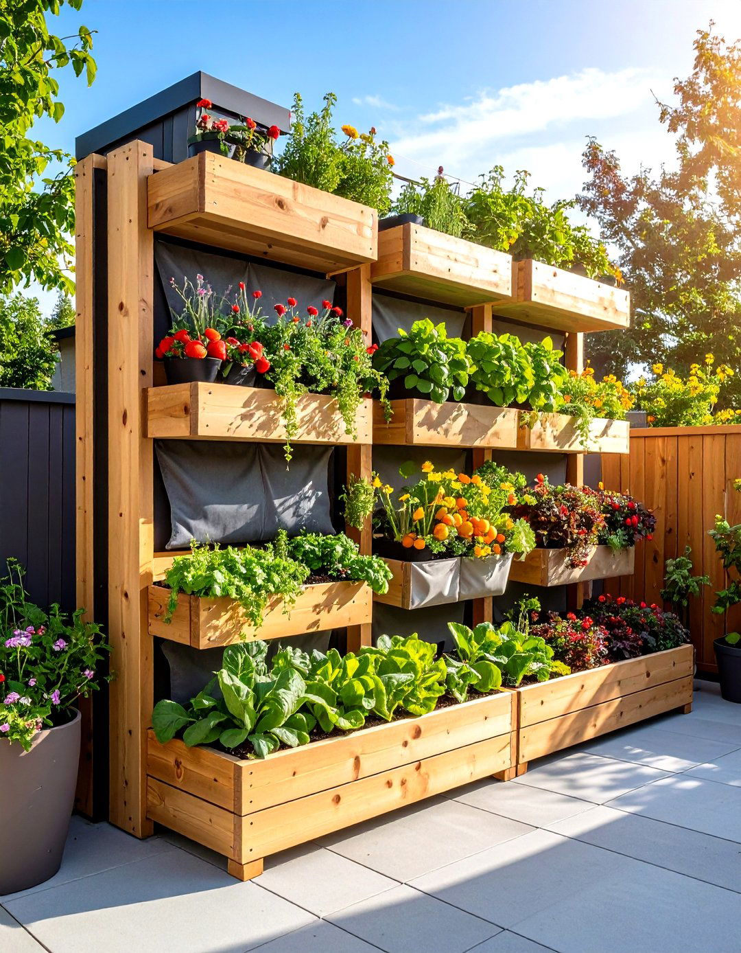 The Vertical Pallet Raised Garden Bed - 30 ideas for raised garden beds