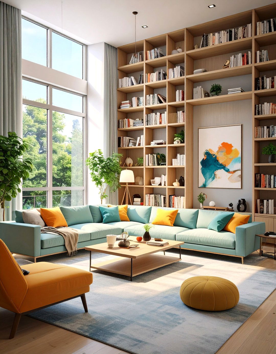 The Vertical Space Living Room - 30 extra small apartment living room ideas