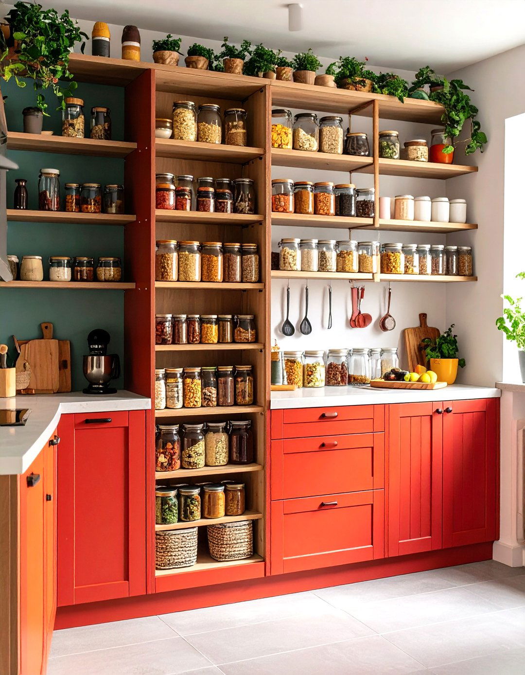 The Vertical Storage Solution Kitchen - 30 kitchen organizing ideas