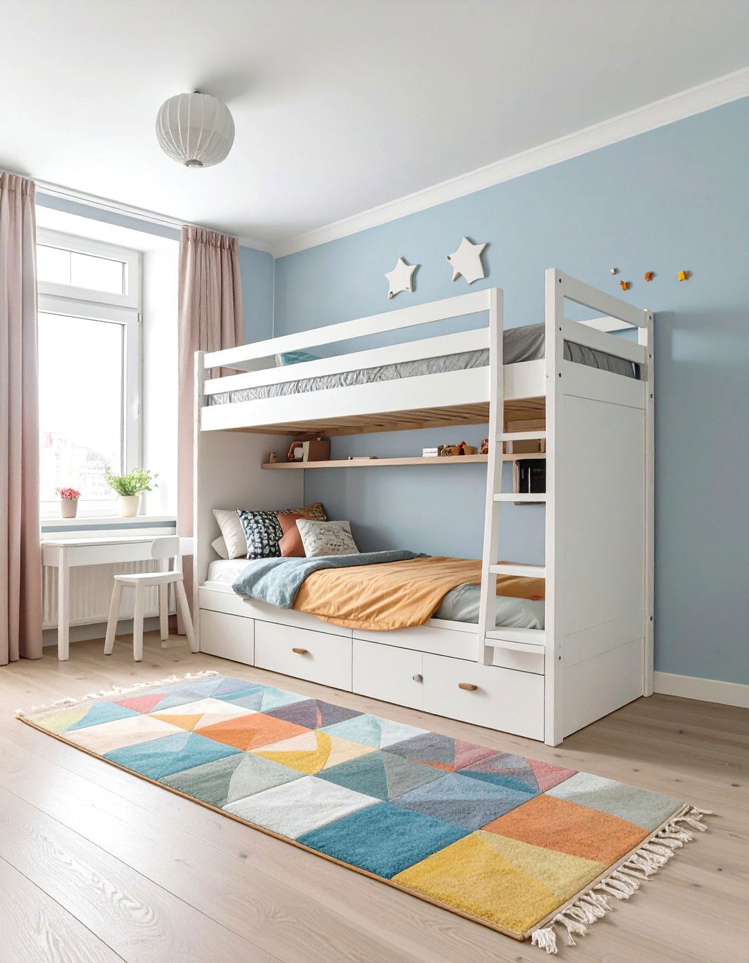 The Vertical Voyager Bunk Bed - 30 kids bedroom ideas for small rooms