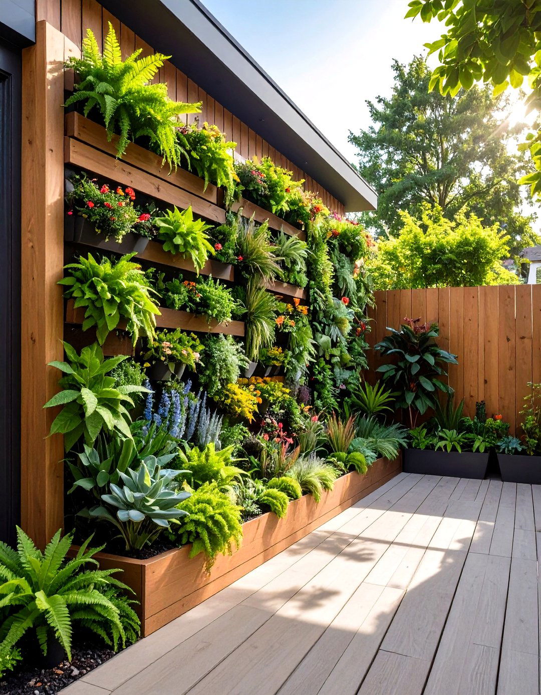 The Vertical Wall Garden - 30 flower garden layout ideas