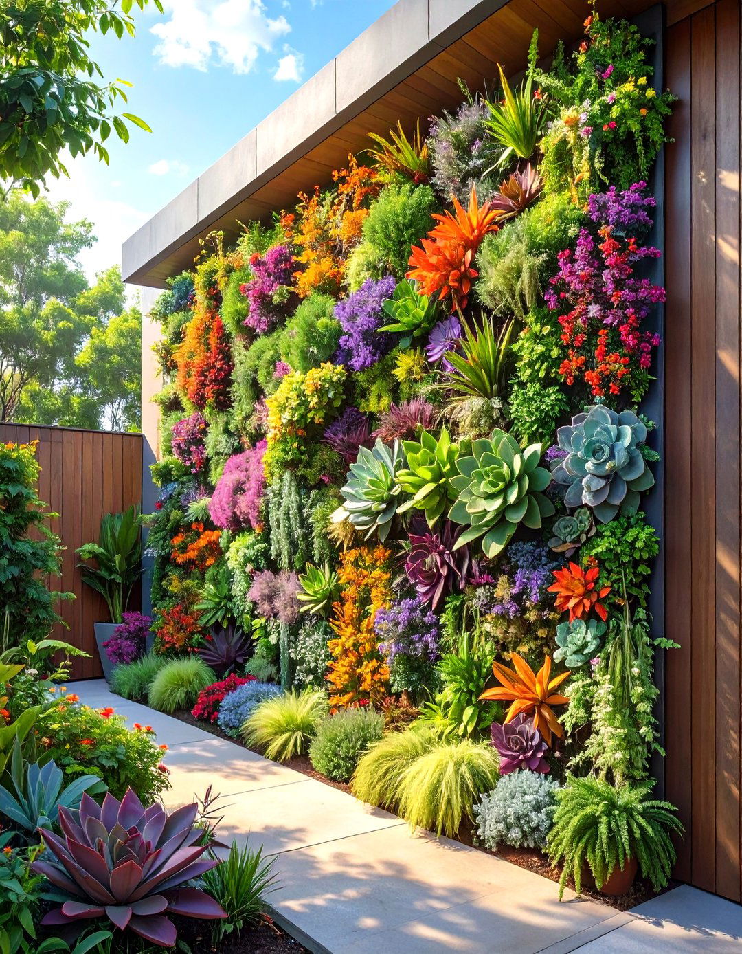 The Vertical Wall Garden - 30 home garden ideas