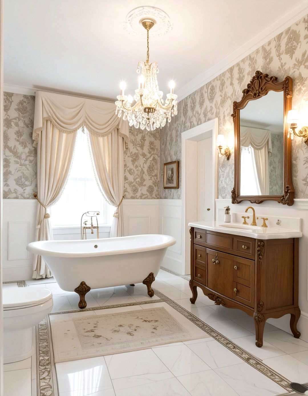 The Victorian Elegance Master Bathroom - 30 luxury master bathroom ideas