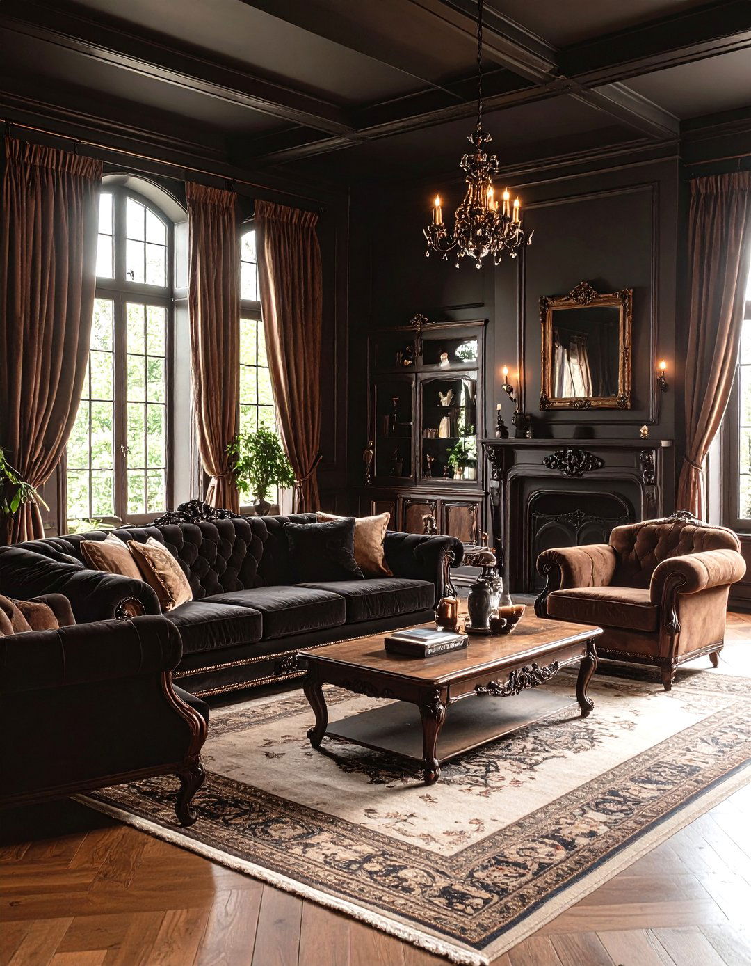 The Victorian Gothic Living Room - 30 living room picture ideas