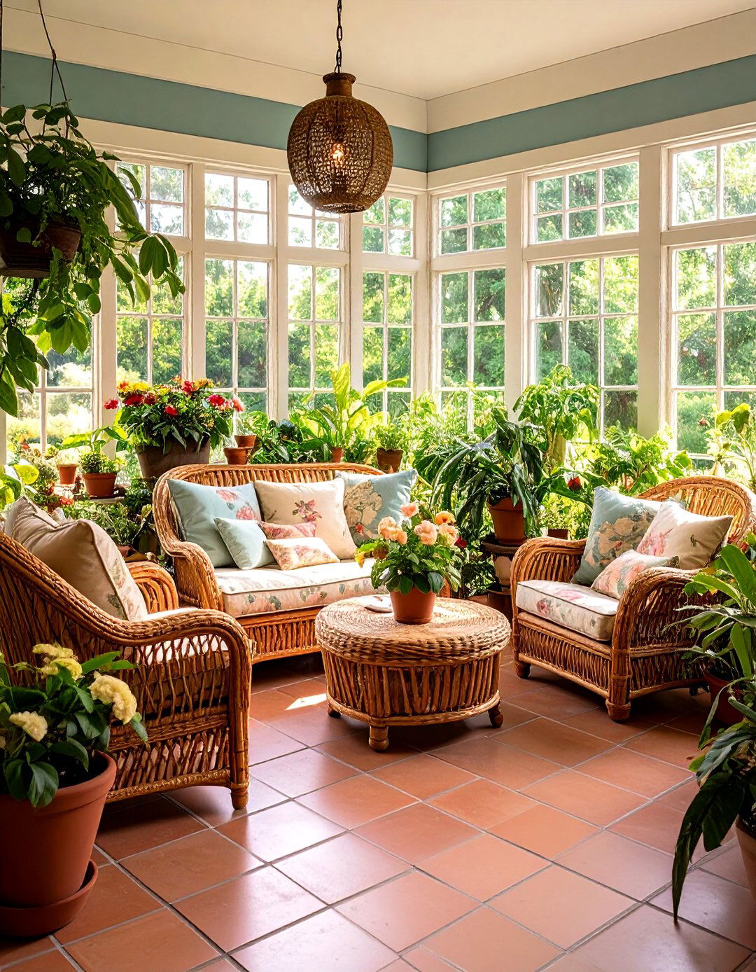 The Victory Garden Inspired Sunroom - 30 1940s interior design ideas