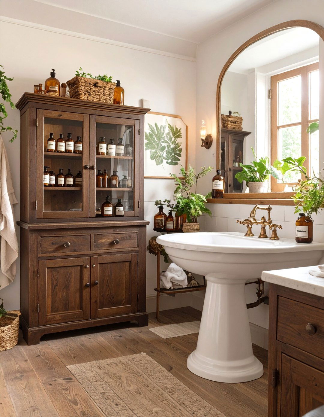 The Vintage Apothecary Bathroom - 30 ai spa bathroom design ideas