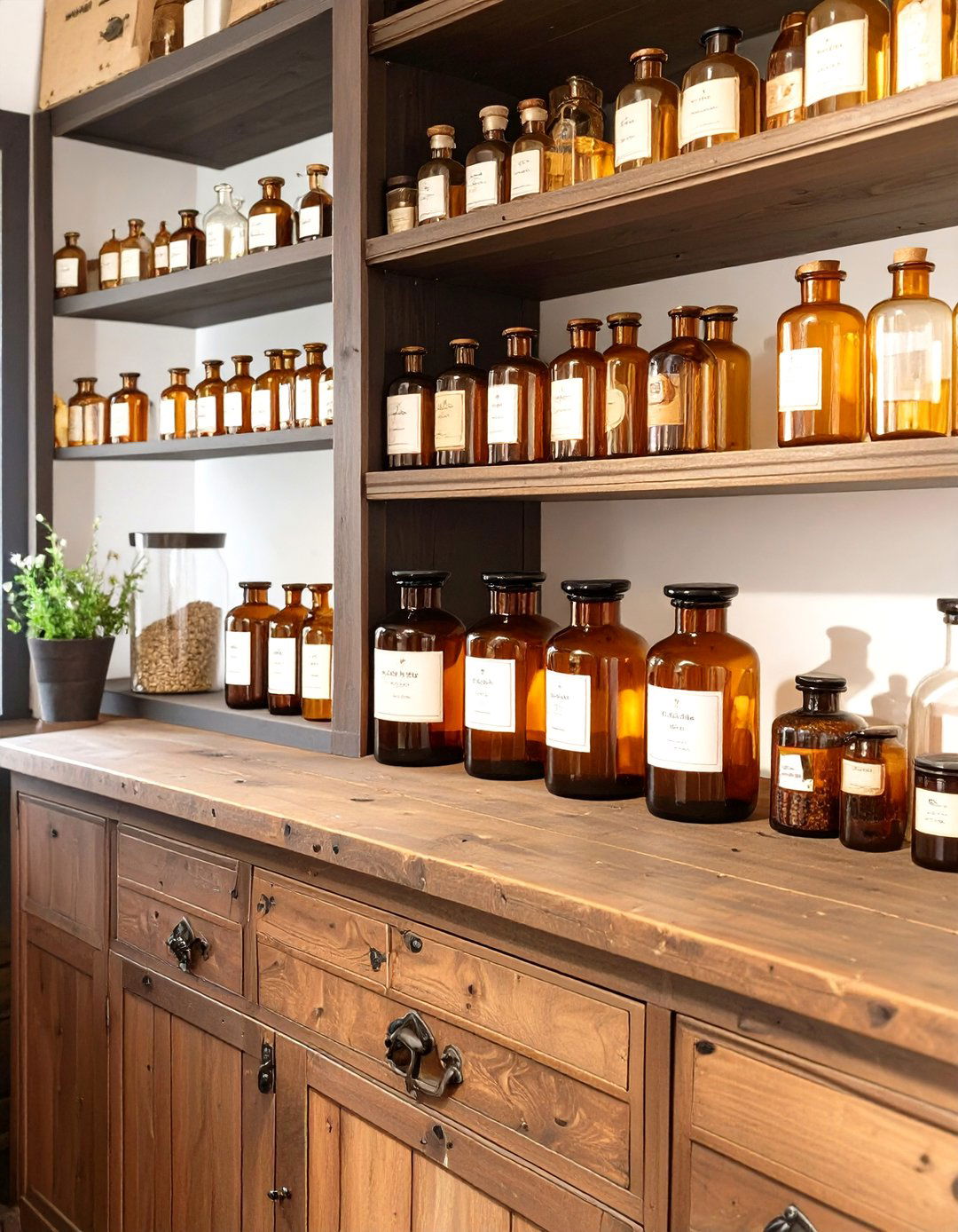 The Vintage Apothecary Pantry - 30 ai pantry organization ideas