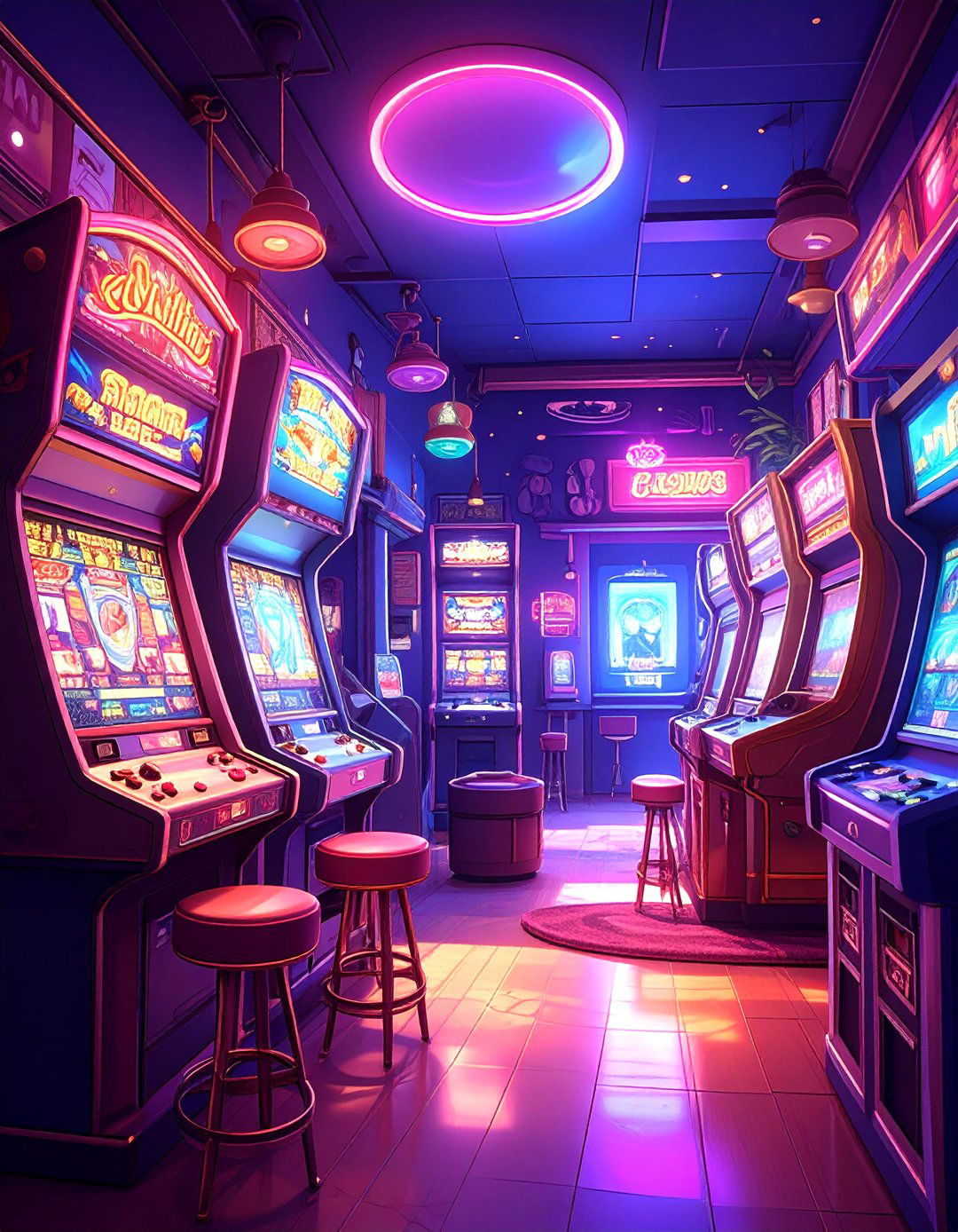 The Vintage Arcade Haven - 30 man cave room ideas