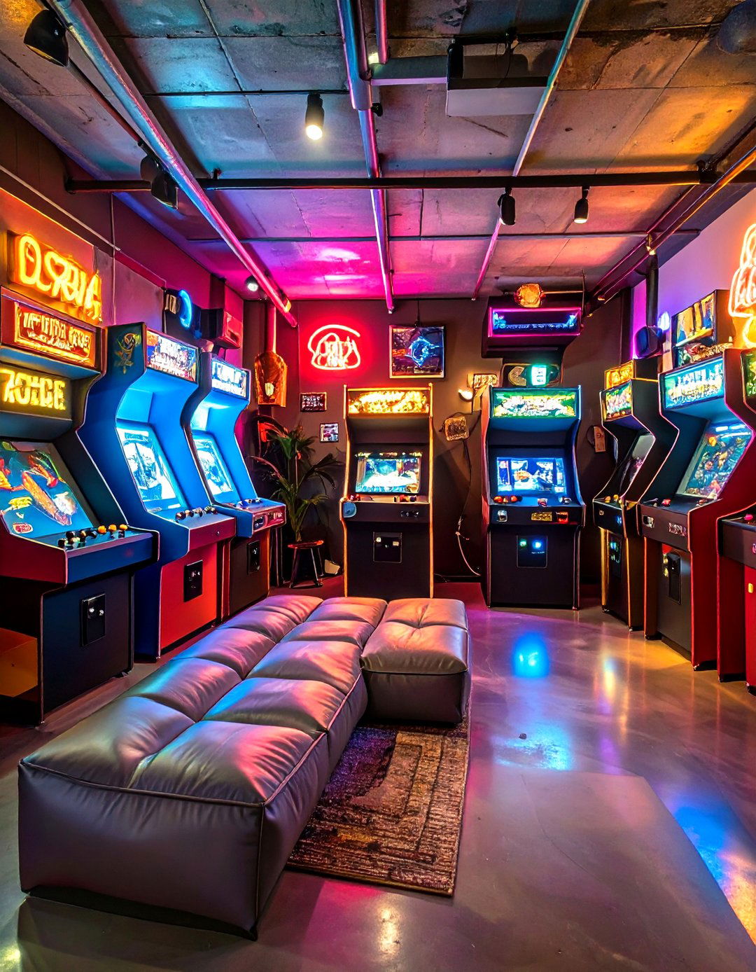 The Vintage Arcade Man Cave - 30 cool man cave ideas