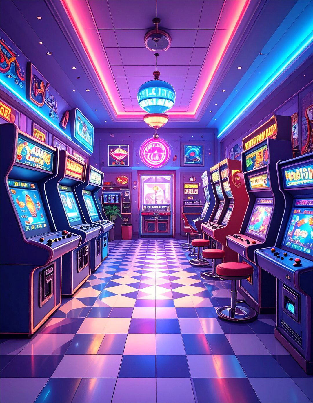 The Vintage Arcade Man Cave - 30 ai man cave design ideas