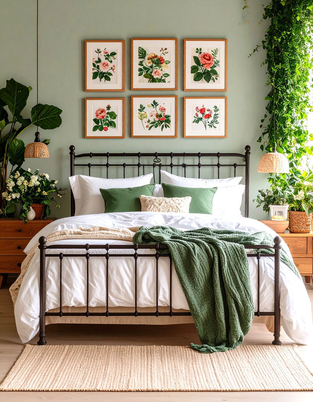 The Vintage Botanical Bedroom - 30 joanna gaines bedroom ideas