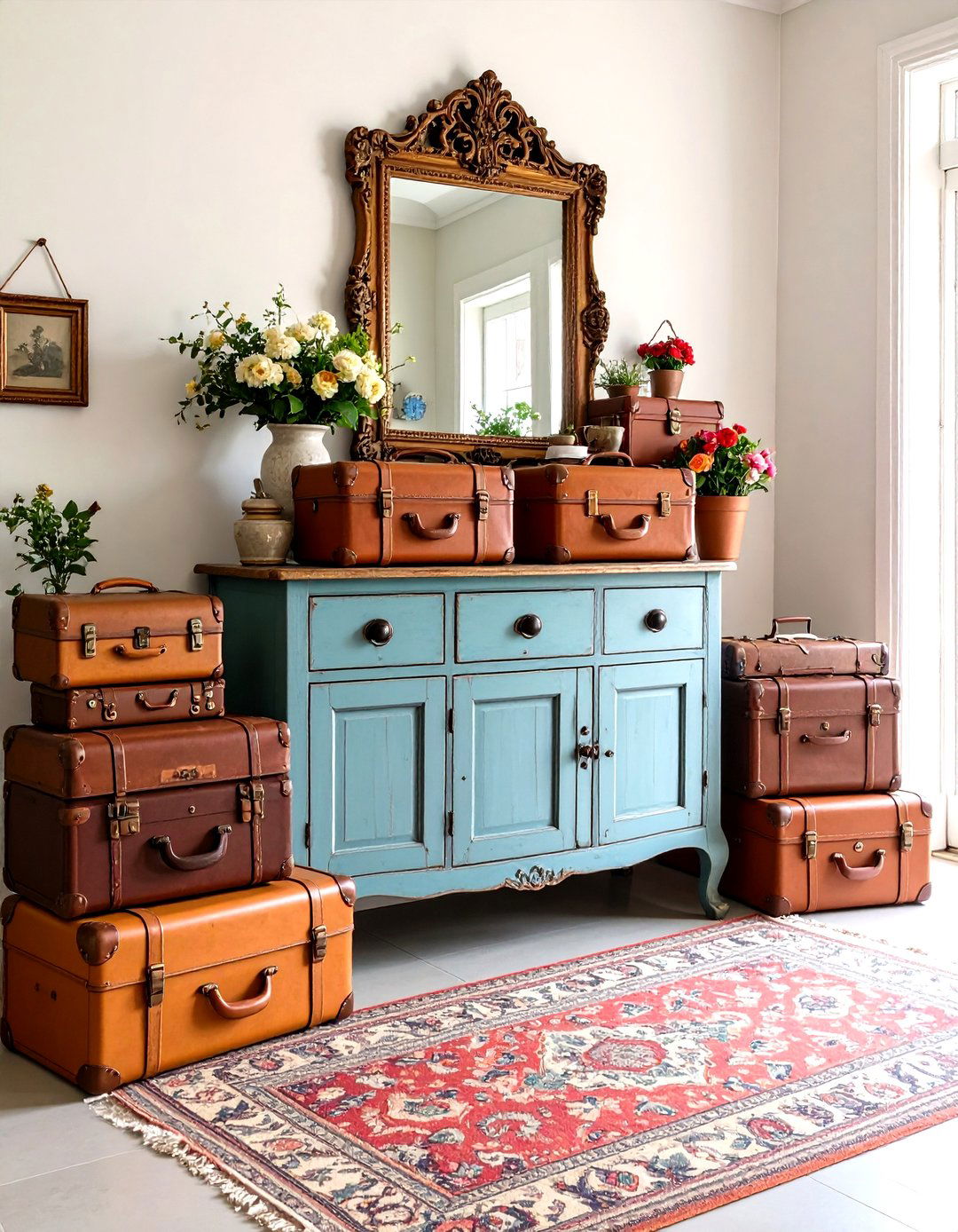 The Vintage Charm Entryway - 30 entryway decorating ideas